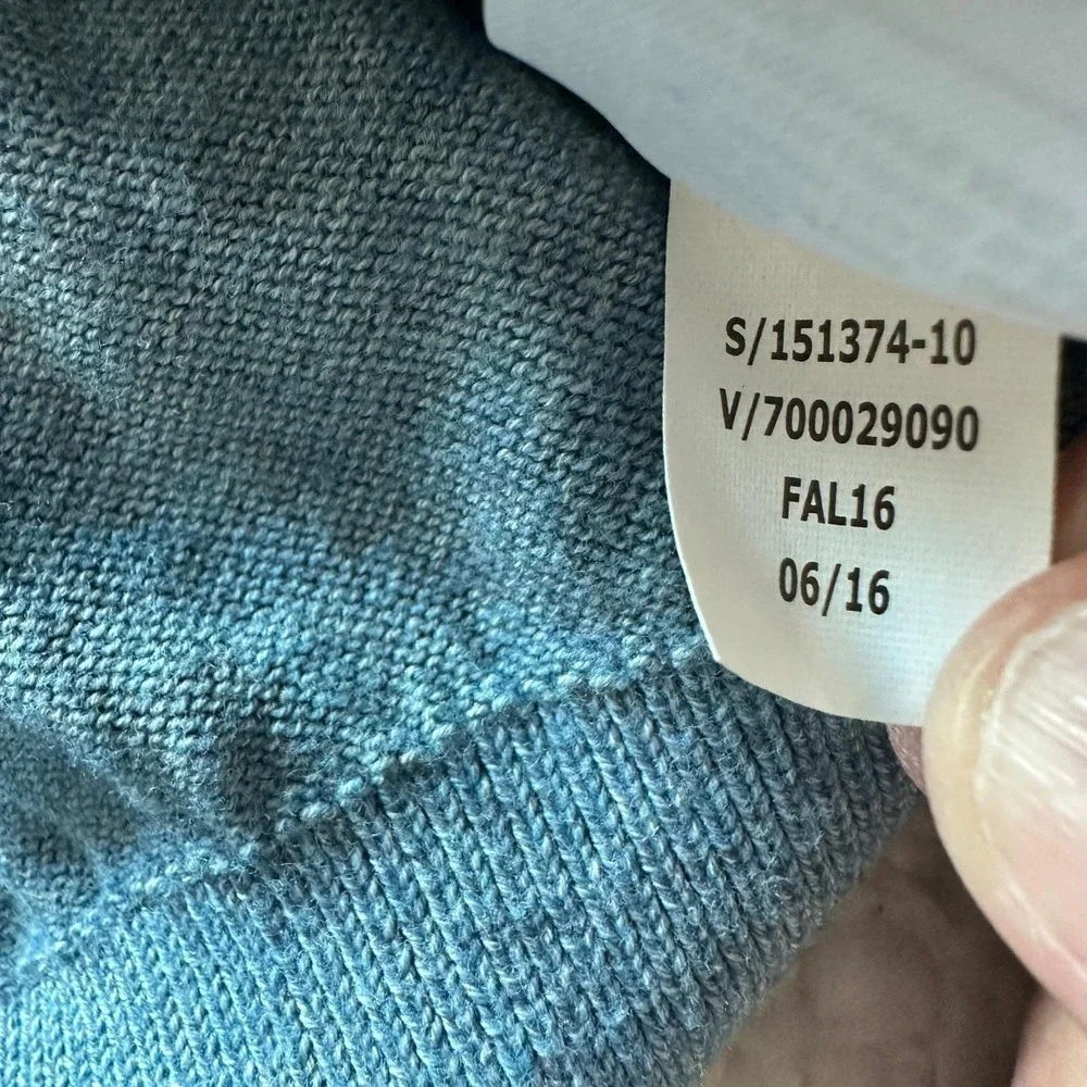 Banana Republic Sweater Mens Medium Blue V-Neck Pullover Casual Fall Old Money